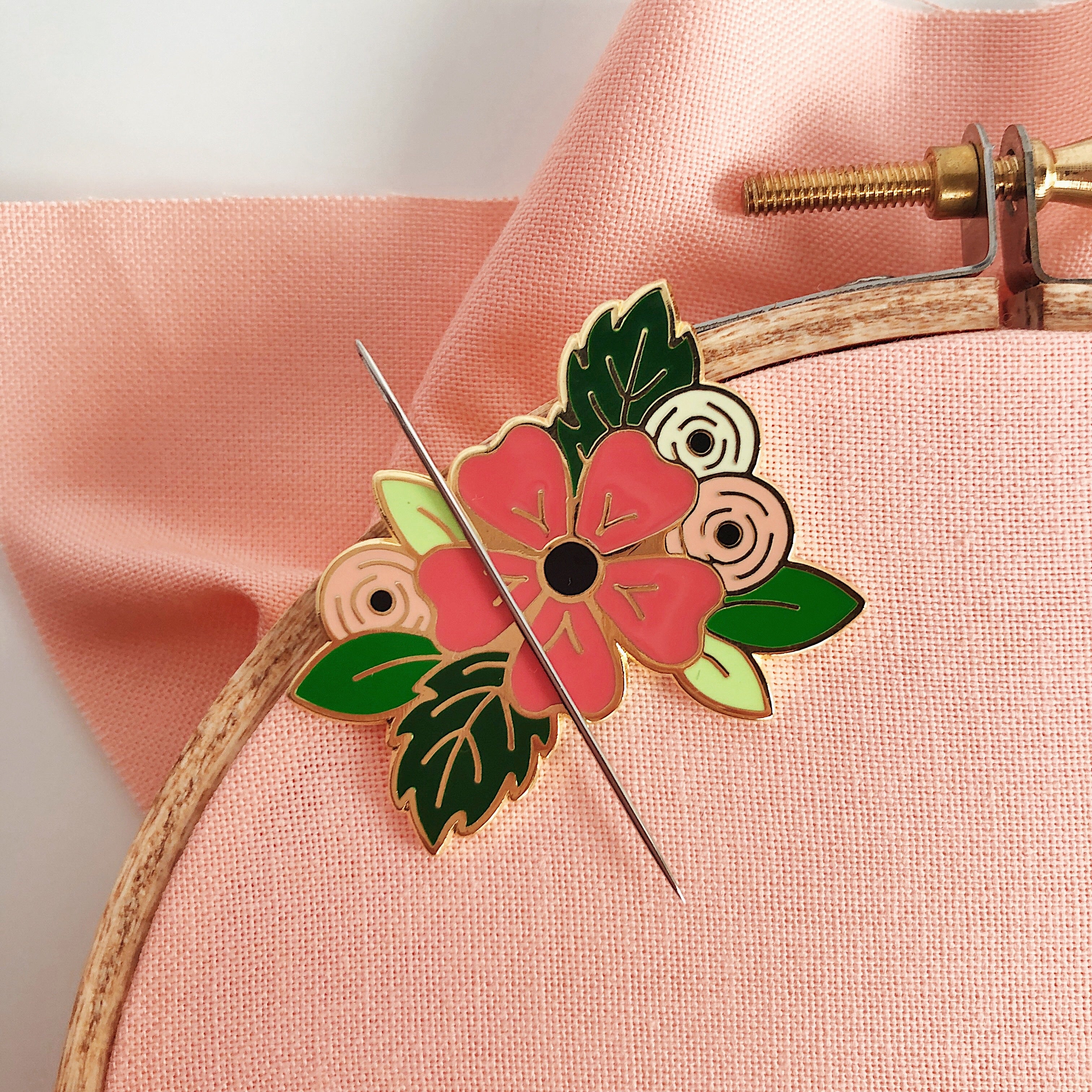 Floral Needle Minder