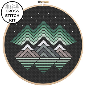 Northern Lights Cross Stitch Kit