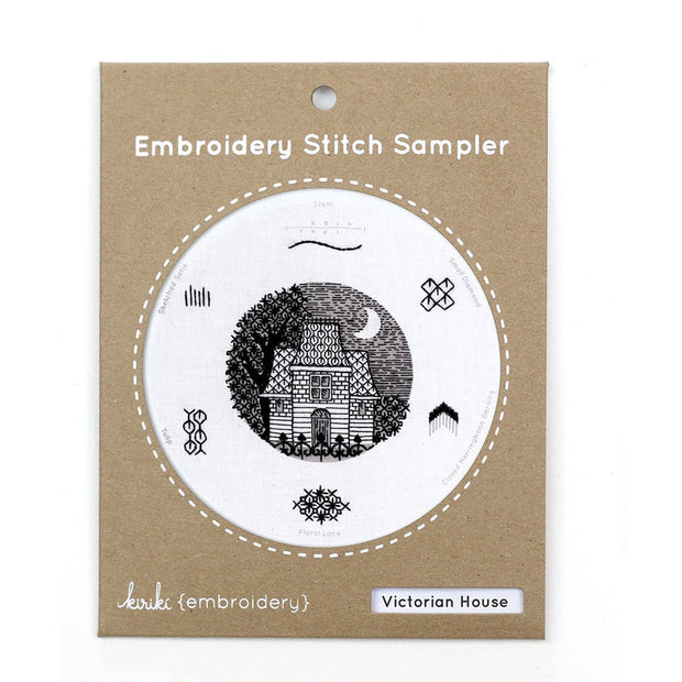 Embroidery Stitch Sampler - Victorian House