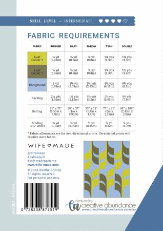 Palma Quilt Pattern