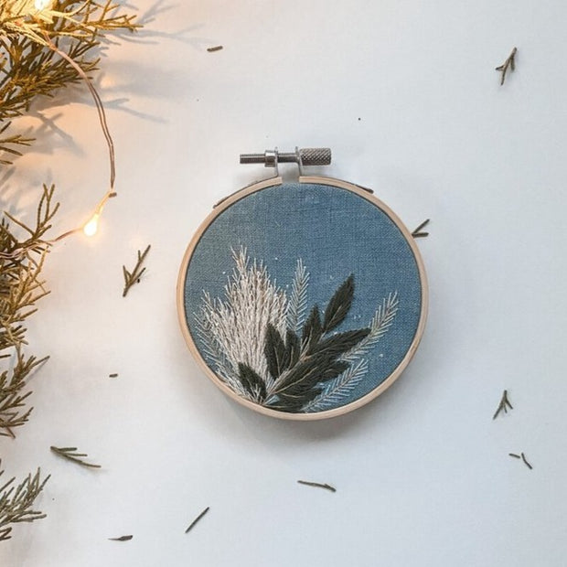 Pampas Grass and Circumstance Embroidery Kit