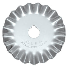 Load image into Gallery viewer, Olfa 45mm Pinking Rotary Blade

