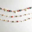 Felt Ball and Wood Bead Garland Craft Kit - Pink and Grey