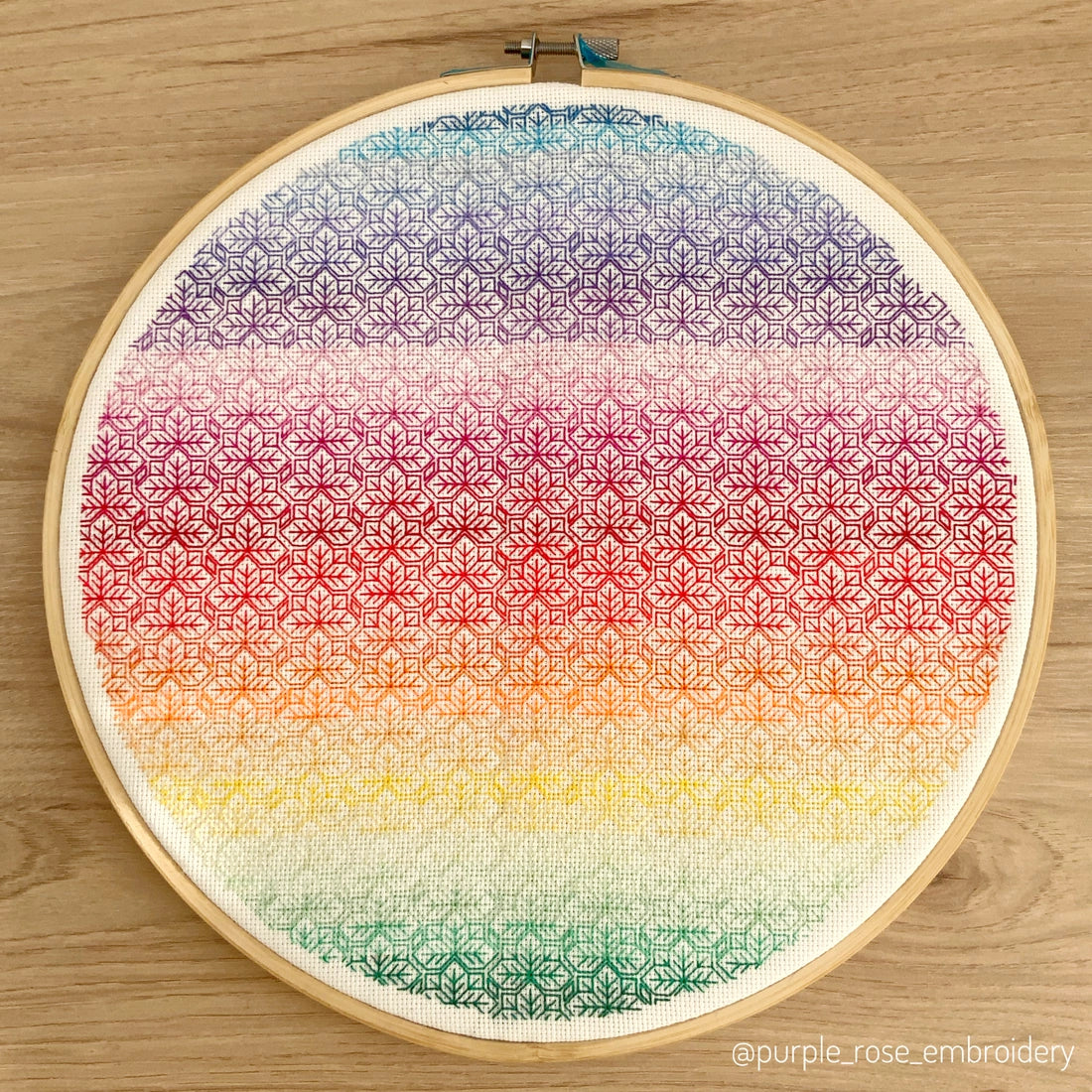 Giant Rainbow - Blackwork Kit