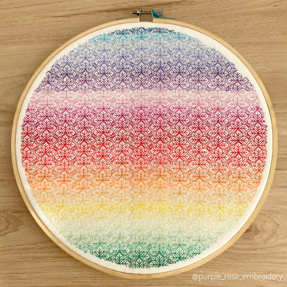 Giant Rainbow - Blackwork Kit