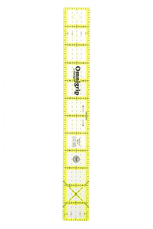1 1/2" x 12" Omnigrip Ruler