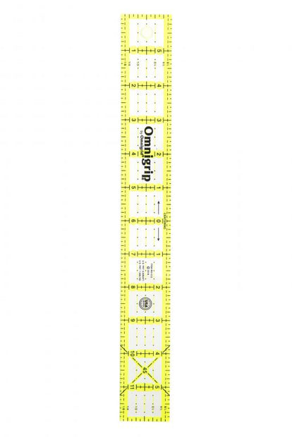 1 1/2" x 12" Omnigrip Ruler