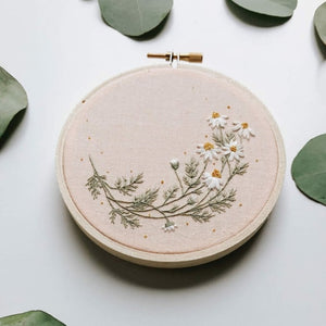 Roman Chamomile Embroidery Kit