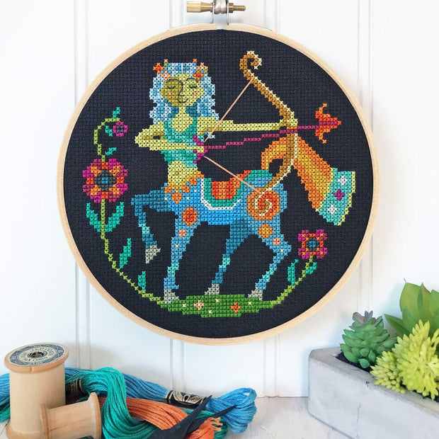 Sagittarius Cross Stitch Pattern