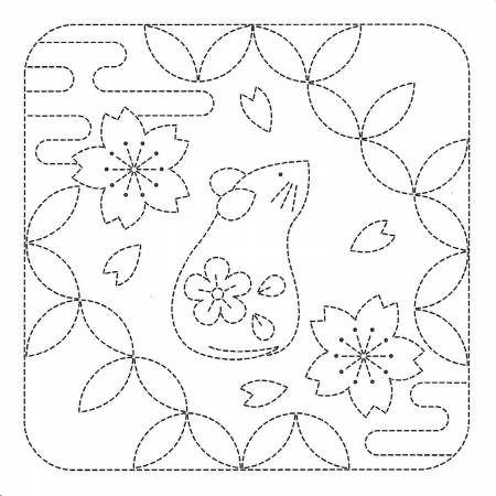 Mouse Sashiko Sampler