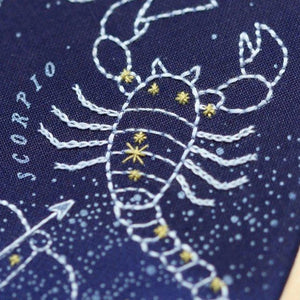 Constellation Series:  Star Map Hoop Art Embroidery Kit