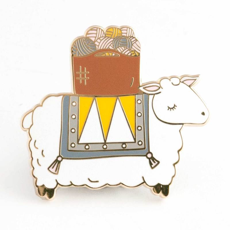Sheep Yarn Pin