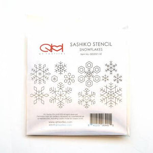 Sashiko Stencil - Snowflakes