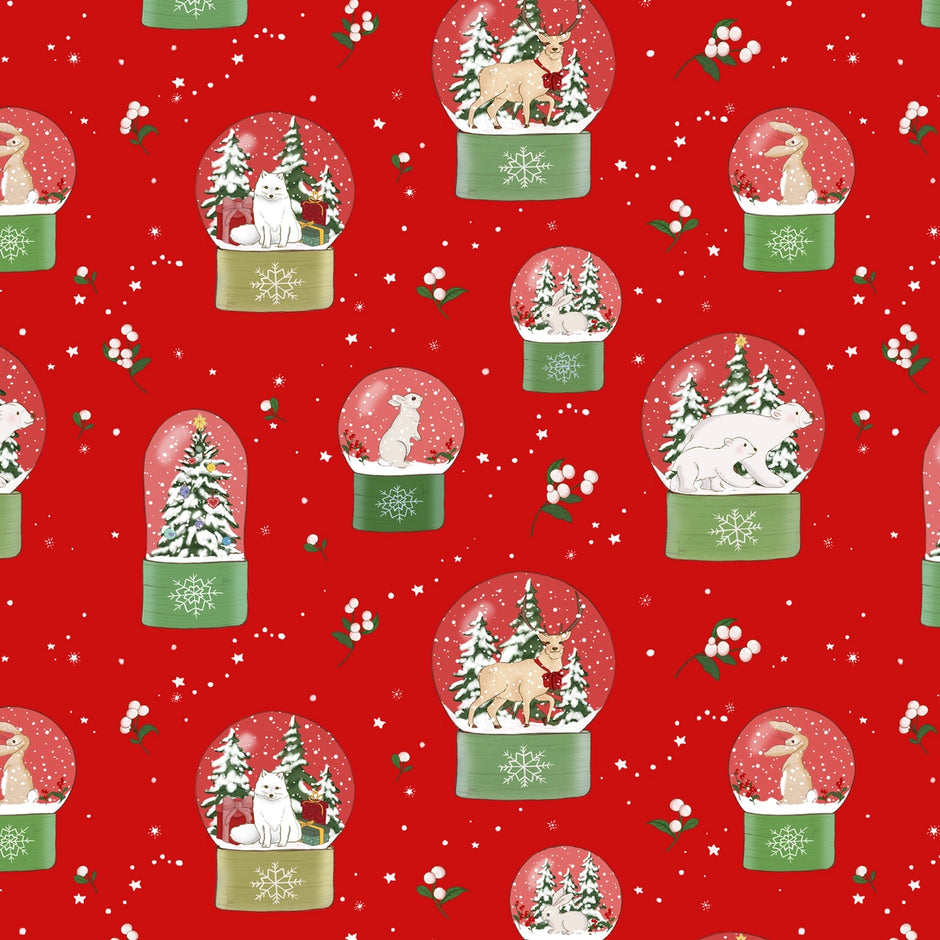 Snow Globe - Red