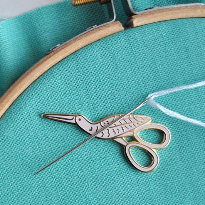 Stork Scissors Needle Minder