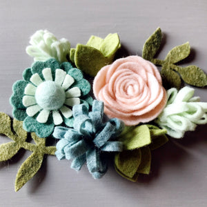 Mini Felt Flower Craft Kit