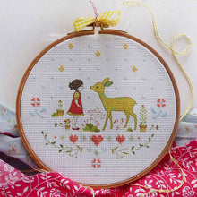 Load image into Gallery viewer, Nature Girl Cross Stitch Kit
