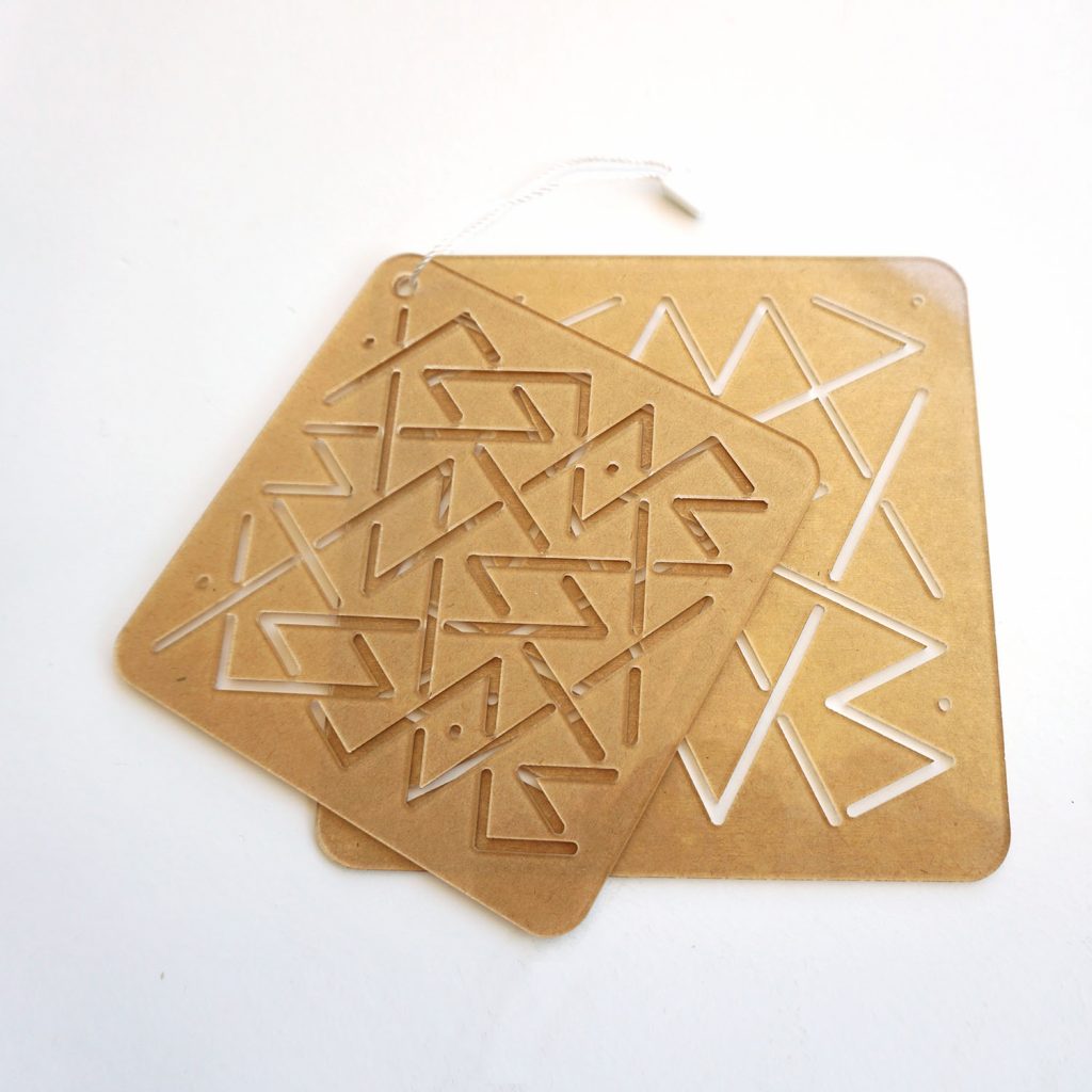 Sashiko Stencil - Tsuzuki-Yama-Gata