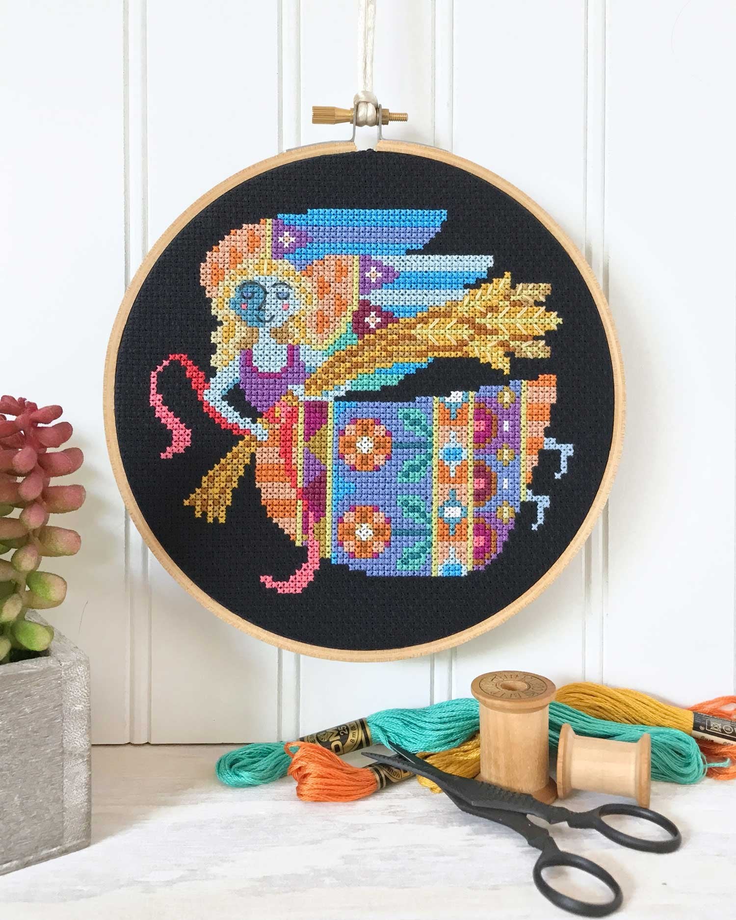 Virgo Cross Stitch Pattern