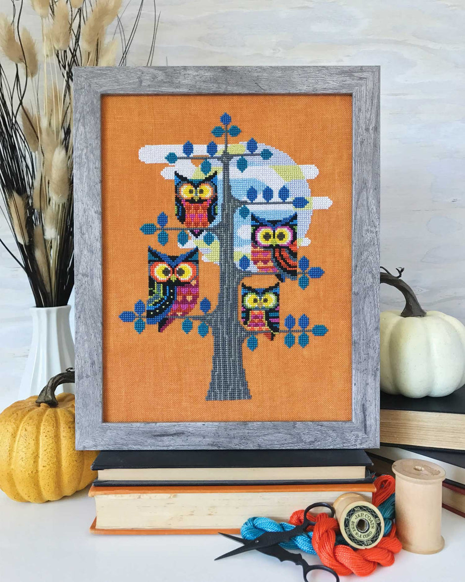 Whooo's There? Cross Stitch Pattern