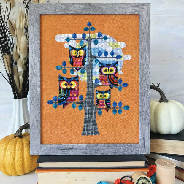 Whooo's There? Cross Stitch Pattern