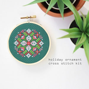 Winter Bouquet Cross Stitch Kit